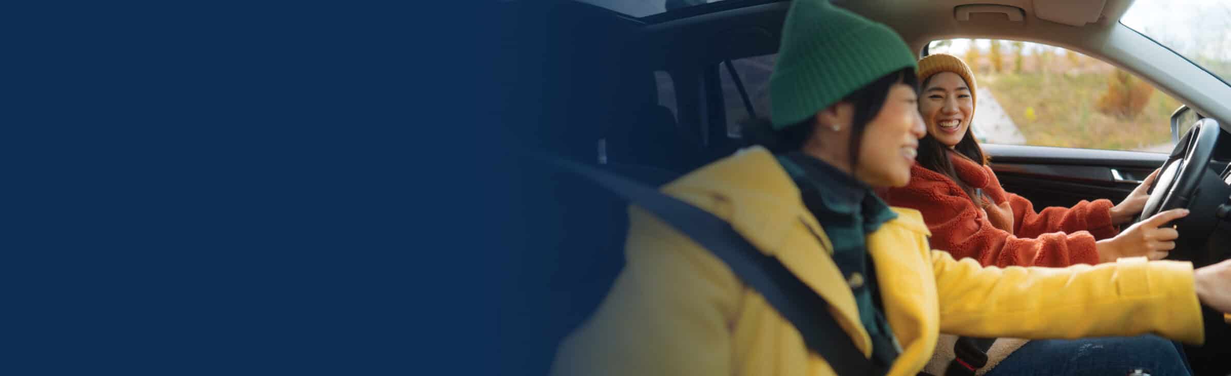 couple in car