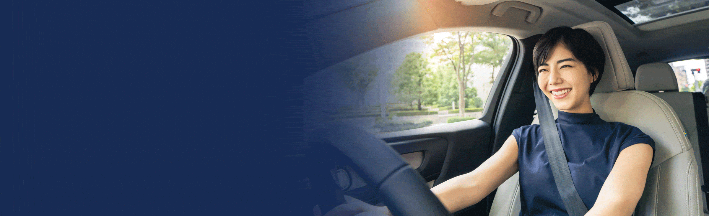 Woman Driving Car