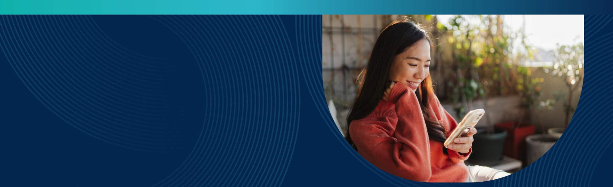 Woman on mobile phone