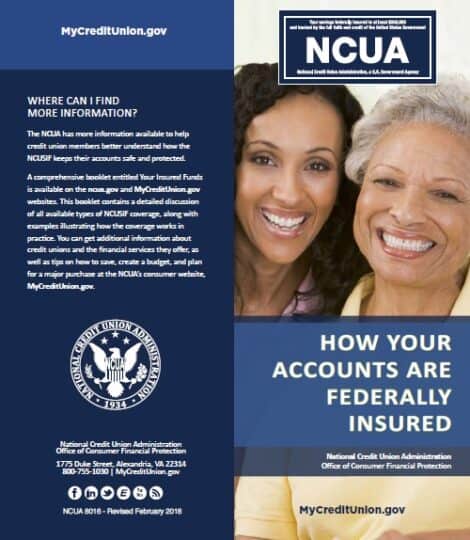 NCUA How your accounts are federally insured brochure